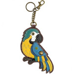 Chala Chala 806 Key Fob/Coin Purse Blue Parrot