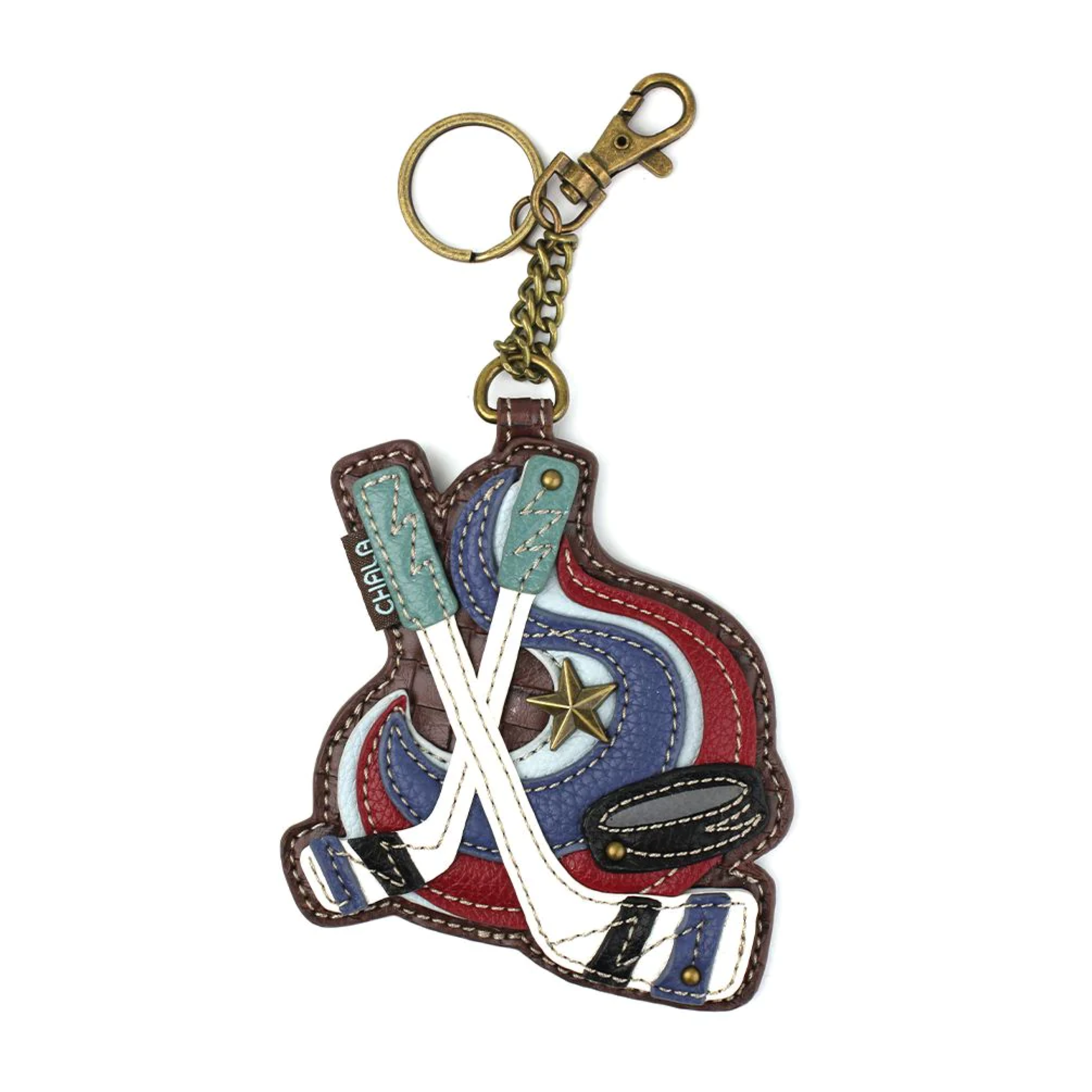Chala Chala 806 Key Fob/Coin Purse Hockey