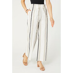 Coco + Carmen Coco+Carmen Zuri Striped Wide Leg Pant Natural Stripe