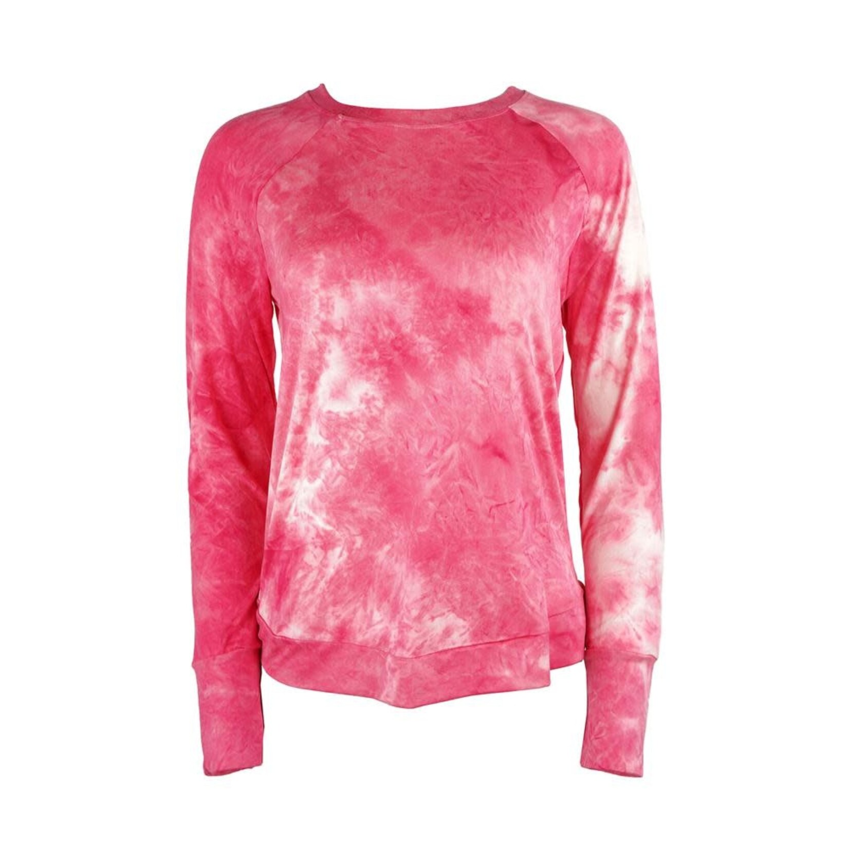 Hello Mello Coral Tie Dye Lounge Shirt S/M