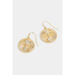 Whispers Whispers Labyrinth Crest Earrings Gold WN004771