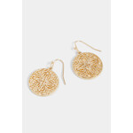 Whispers Whispers Floral Filigree Earrings Gold WN004762