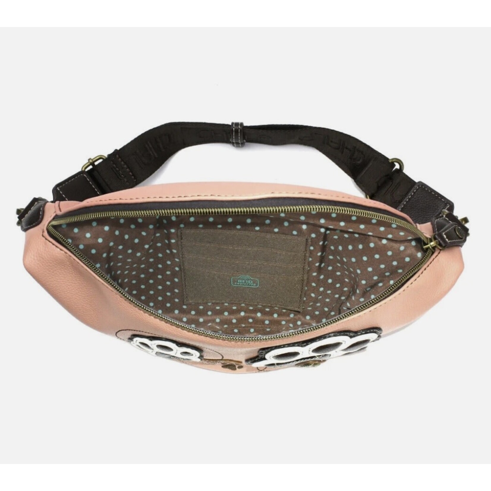 Chala Chala 861 Fanny Pack Pawprint Dusty Pink