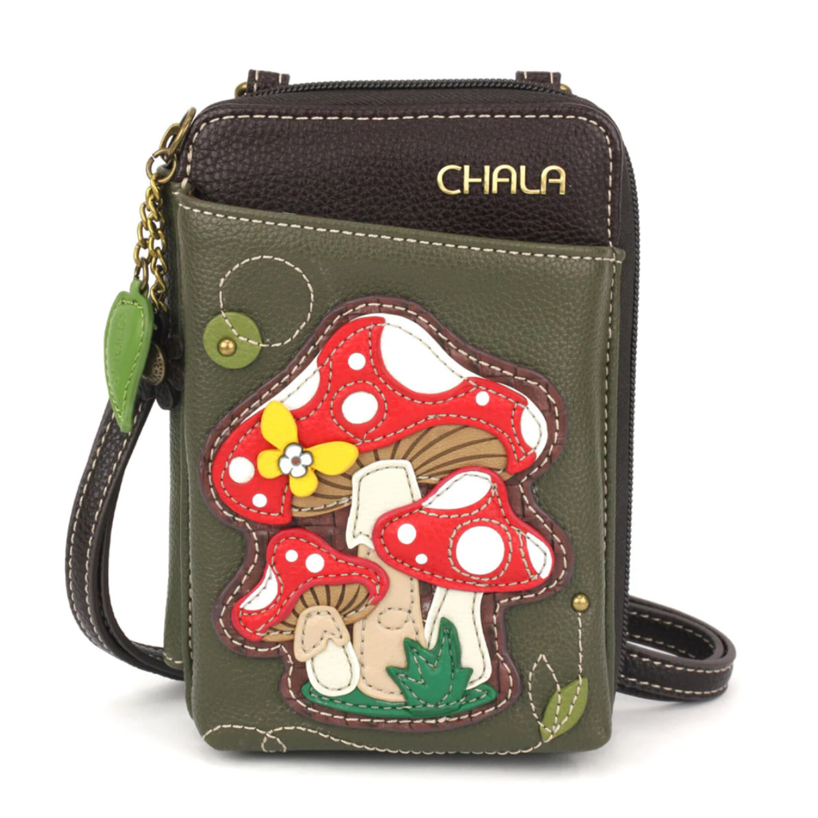 Chala Chala 850 Wallet Crossbody Mushroom Olive