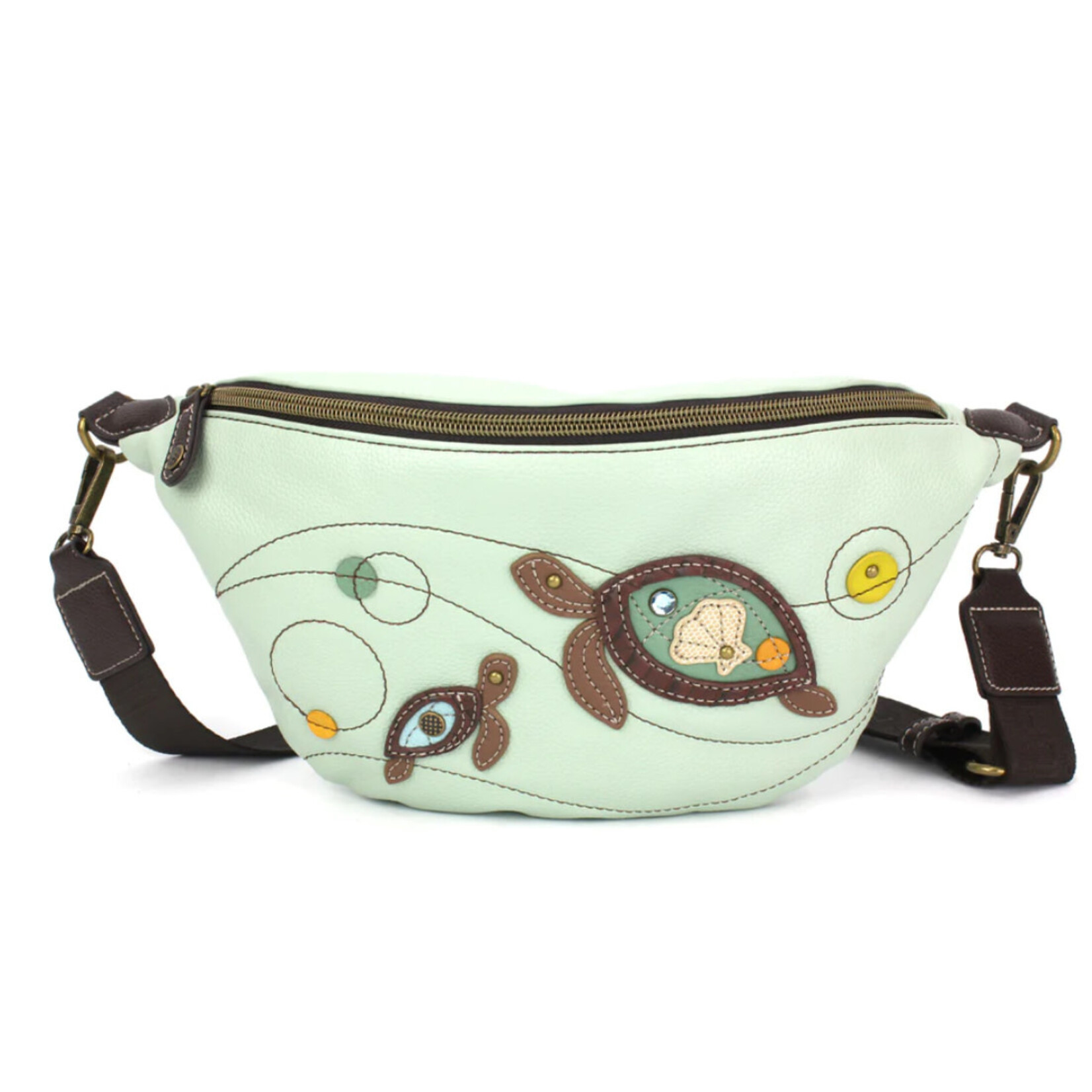 Chala Chala 861 Fanny Pack Turtles Teal