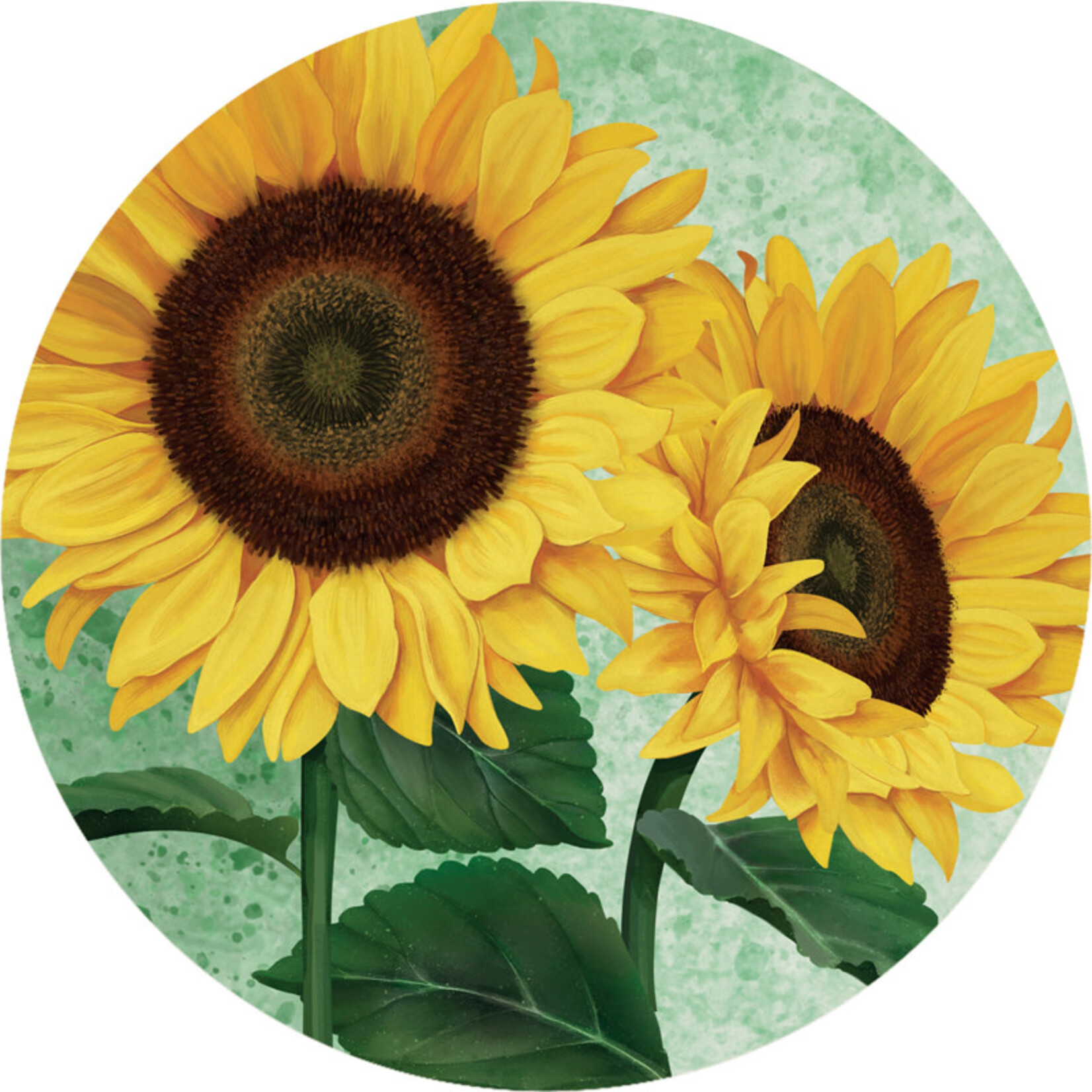 Carson Nature Sunflower Car Coaster CB78184
