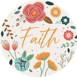 Carson Floral Faith Car Coaster CC78210
