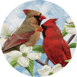 Carson Nature Cardinal Pair Car Coaster CC78189