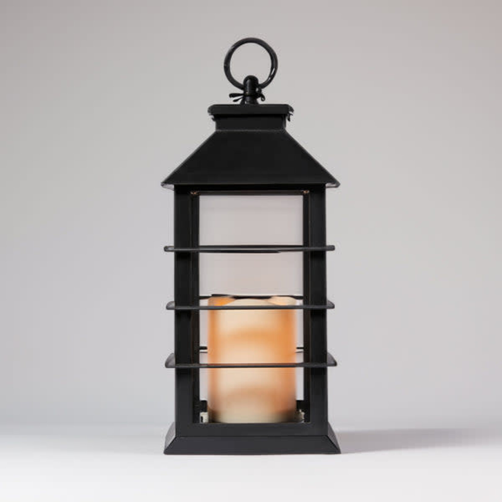 A Cheerful Giver Black Flameless Lantern