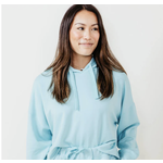 Simply Southern Simply Southern Cropped Hoodie Sea Blue XXL