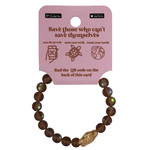 Simply Southern Simply Southern Turtle Tracking Bracelet Mocha
