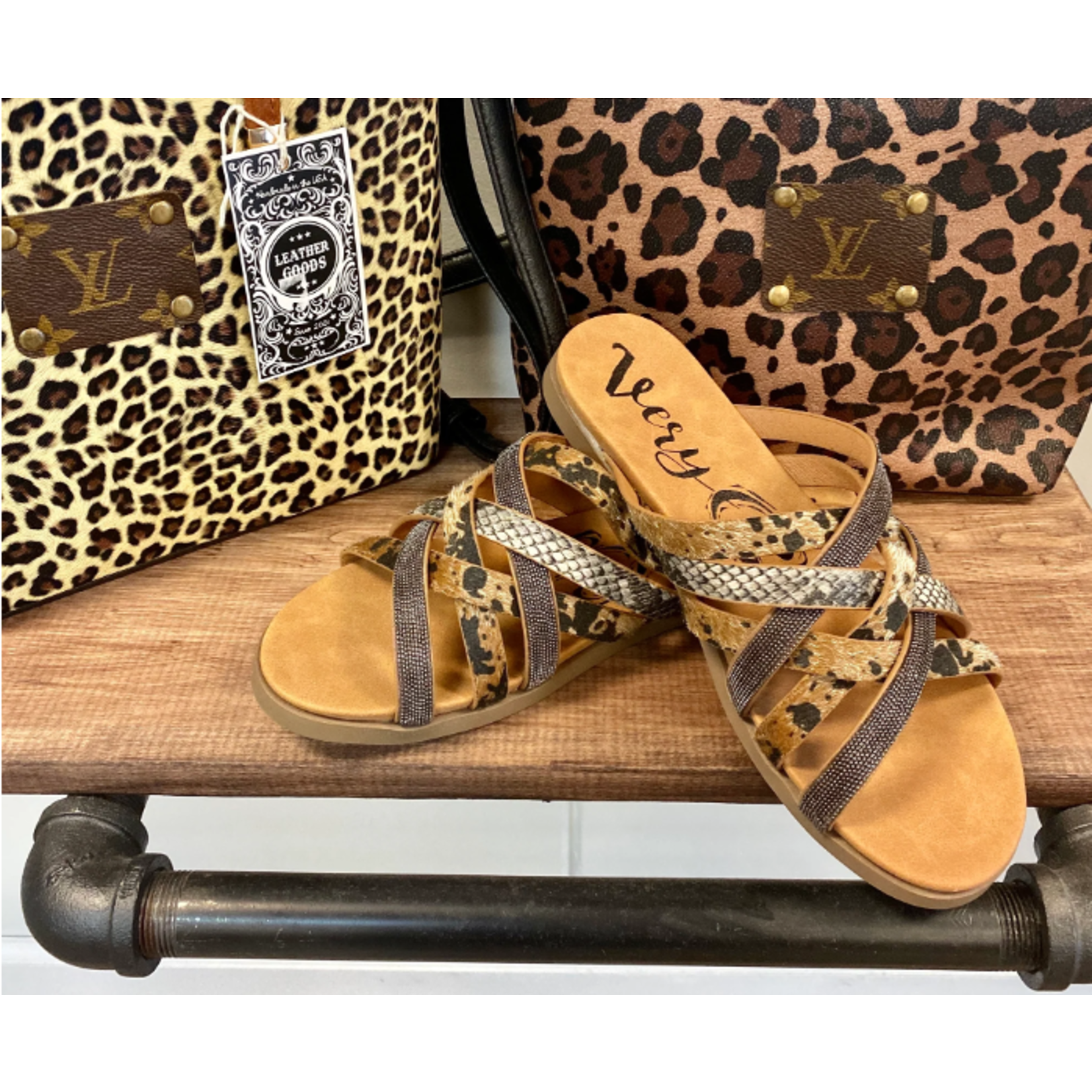Very G Very G Giselle Sandal Tan Leopard
