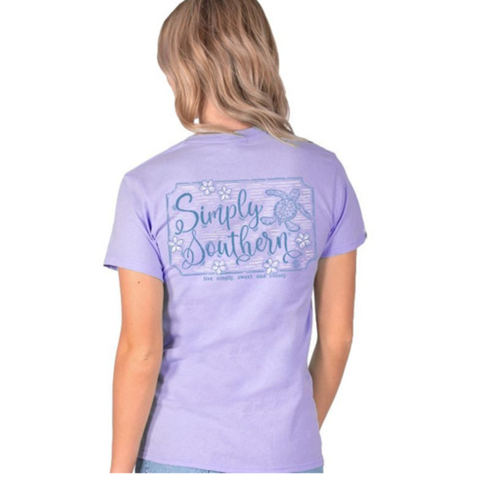 Simply Southern Simply Southern Logo Purple T-Shirt sz Medium