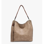 Jen & Co Jen & Co Amber Hobo Bag Khaki M1861