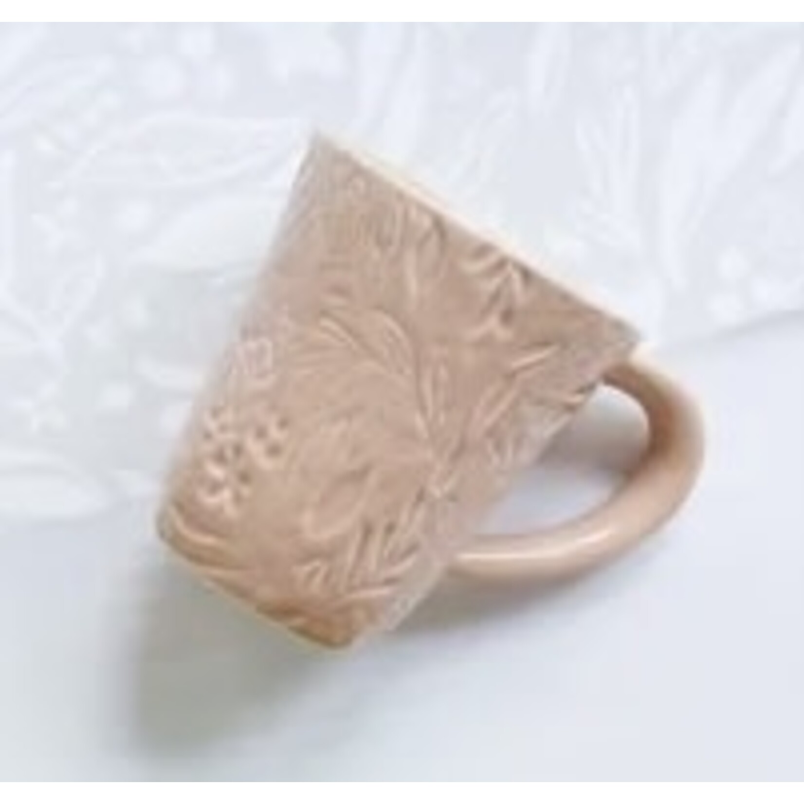 Studio M Floral Handcrafted Mug Pink