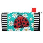 Evergreen Ladybugs with Daisies Mailbox Cover