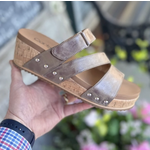 Corkys Corkys Voyage Wedge Sandal Bronze