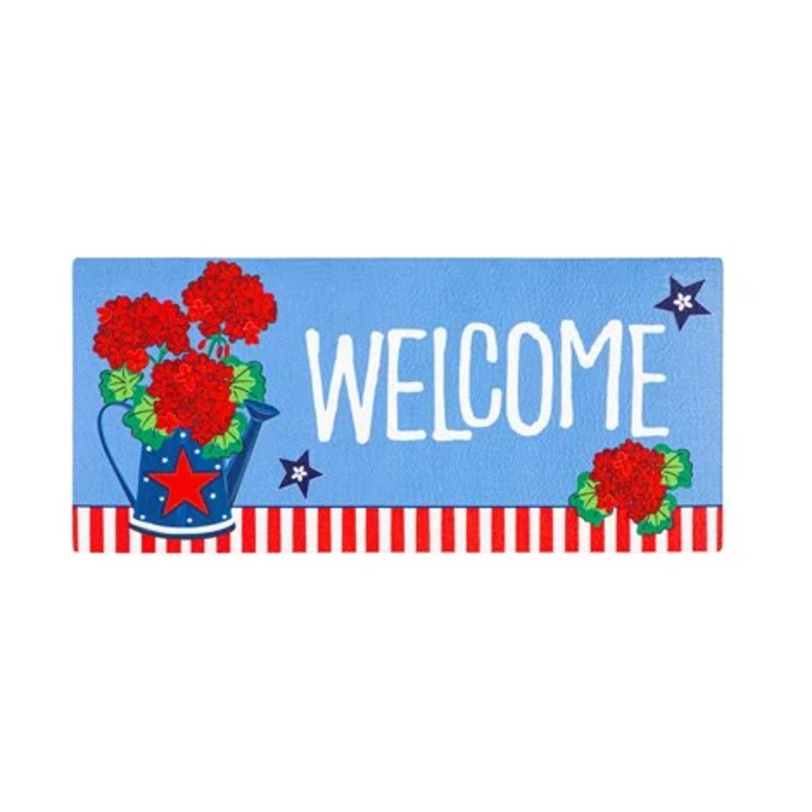 Evergreen Patriotic Geraniums Switch Mat