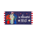 Evergreen Patriotic Floral Switch Mat