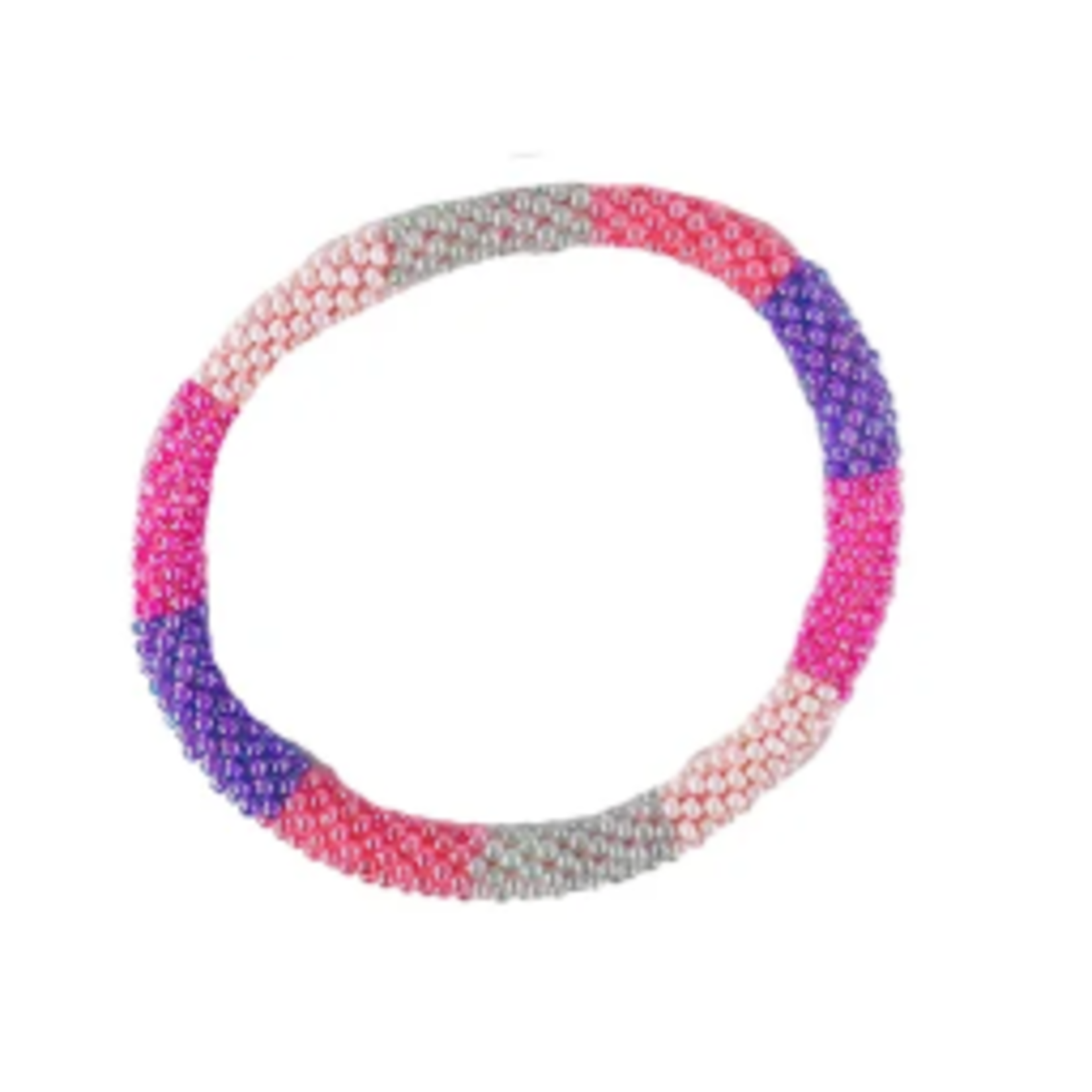 Simply Southern Simply Southern Bead Bangle Pink Purple Color Block