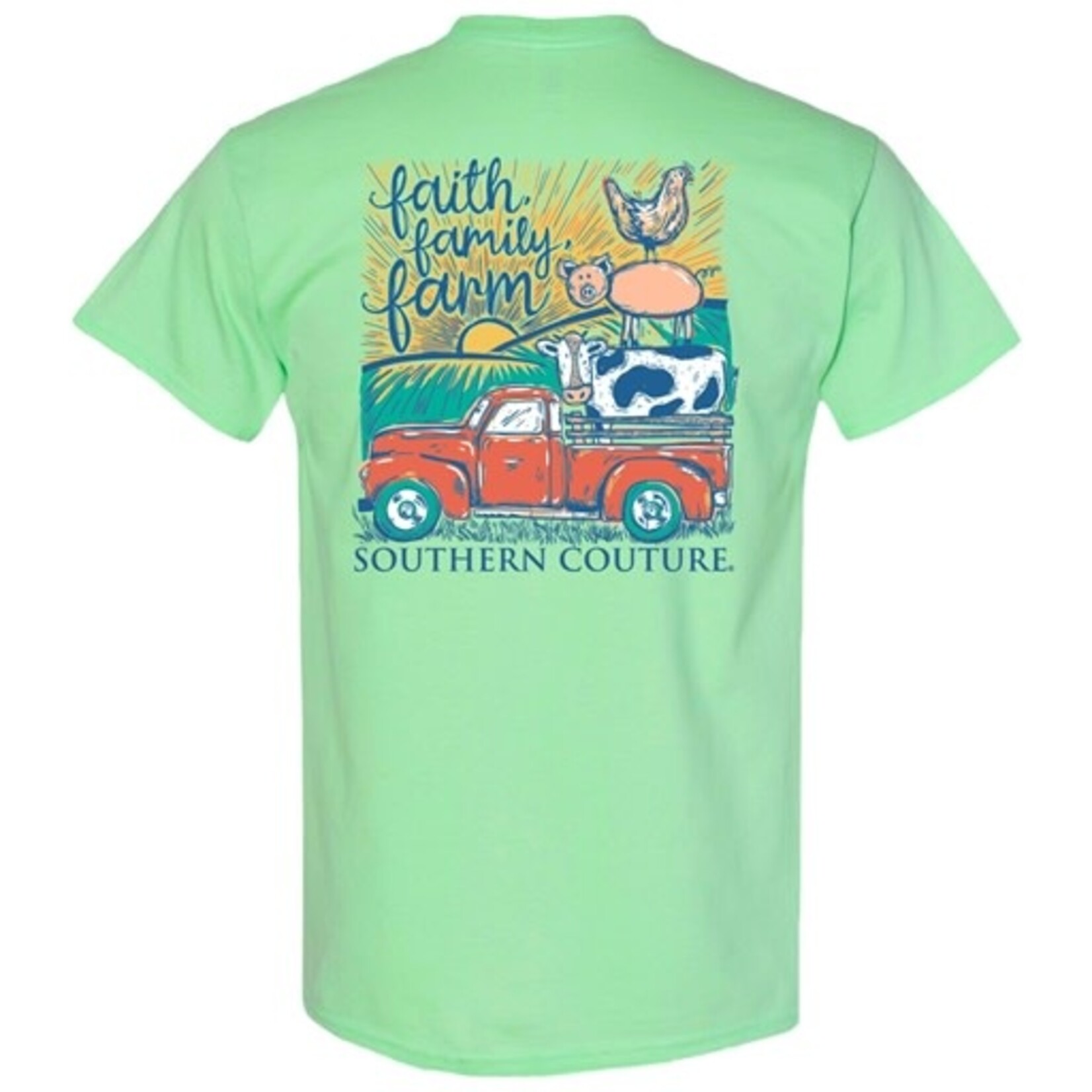 Southern Couture Southern Couture Faith Family Farm T-Shirt