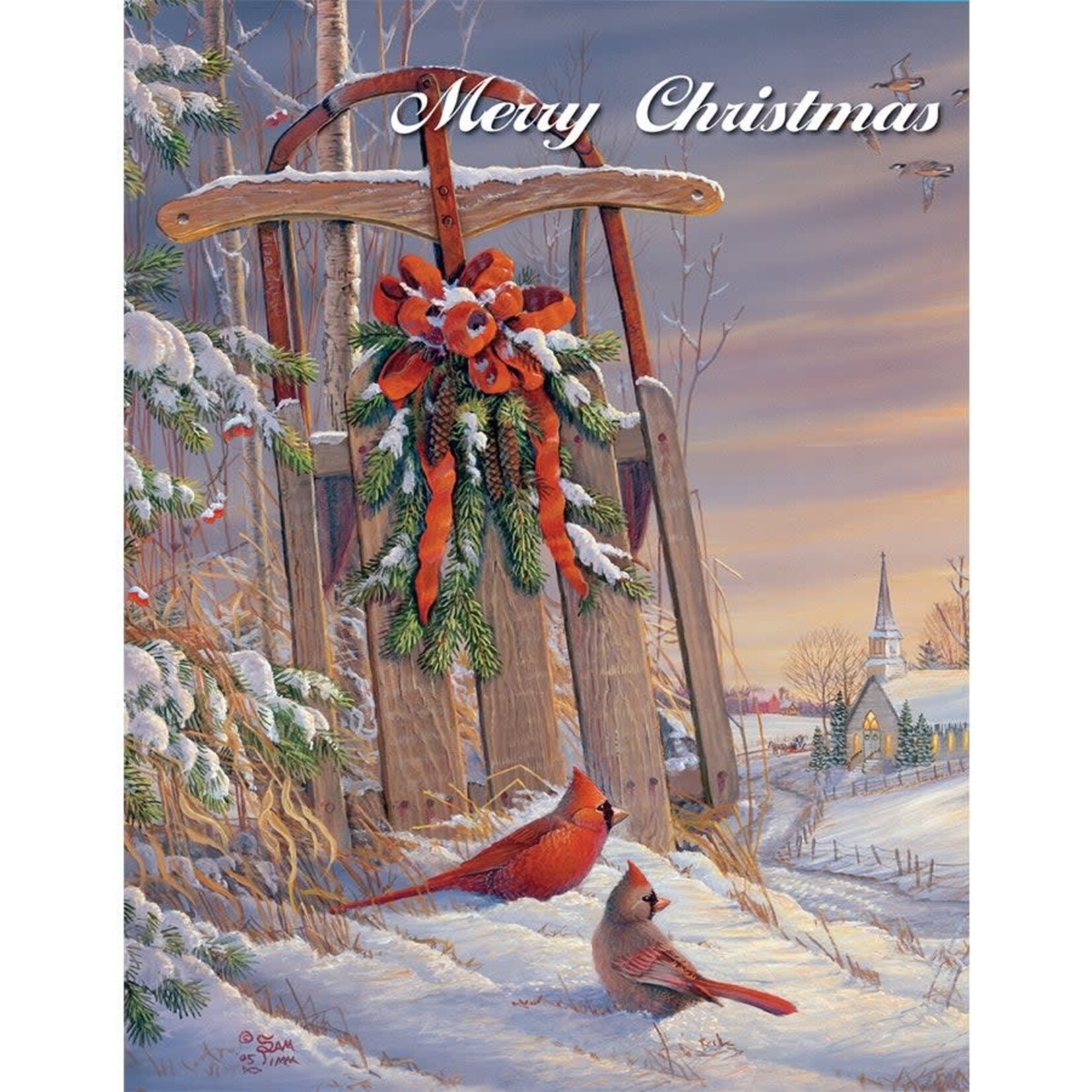 Lang Lang Wintertime Cardinal Boxed Christmas Cards