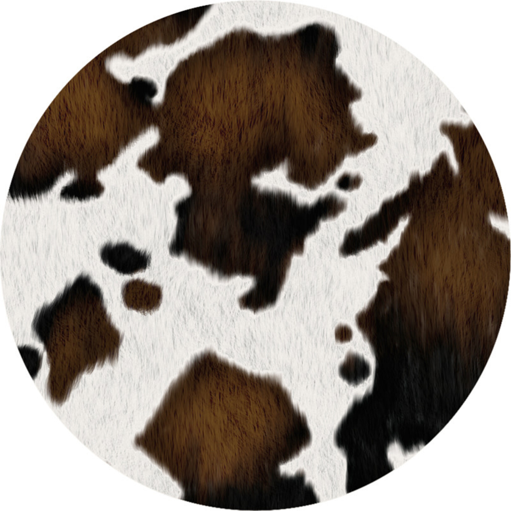 Carson Cow Hide Car Coaster 78100