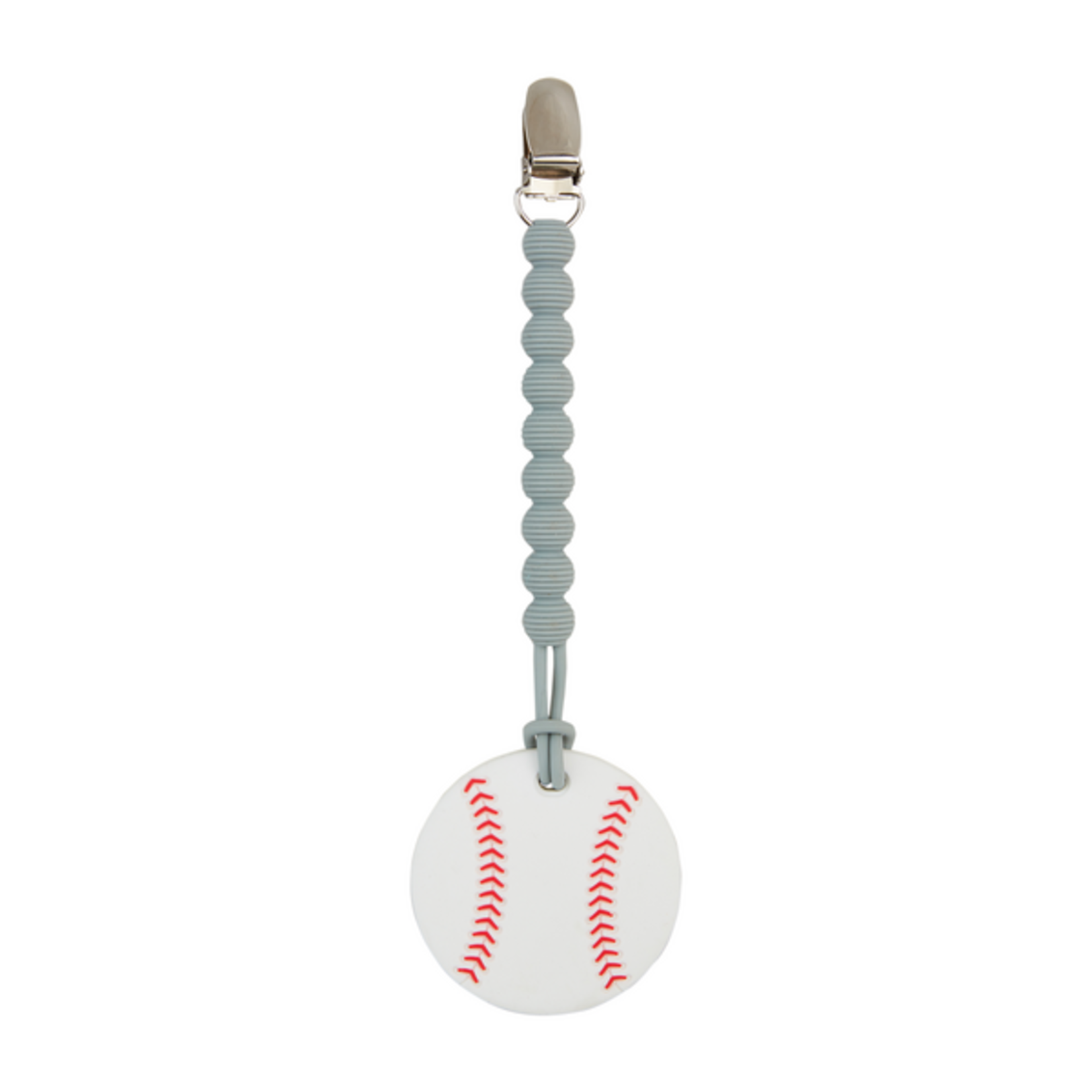 Mudpie Mudpie Baseball Clip On Teether