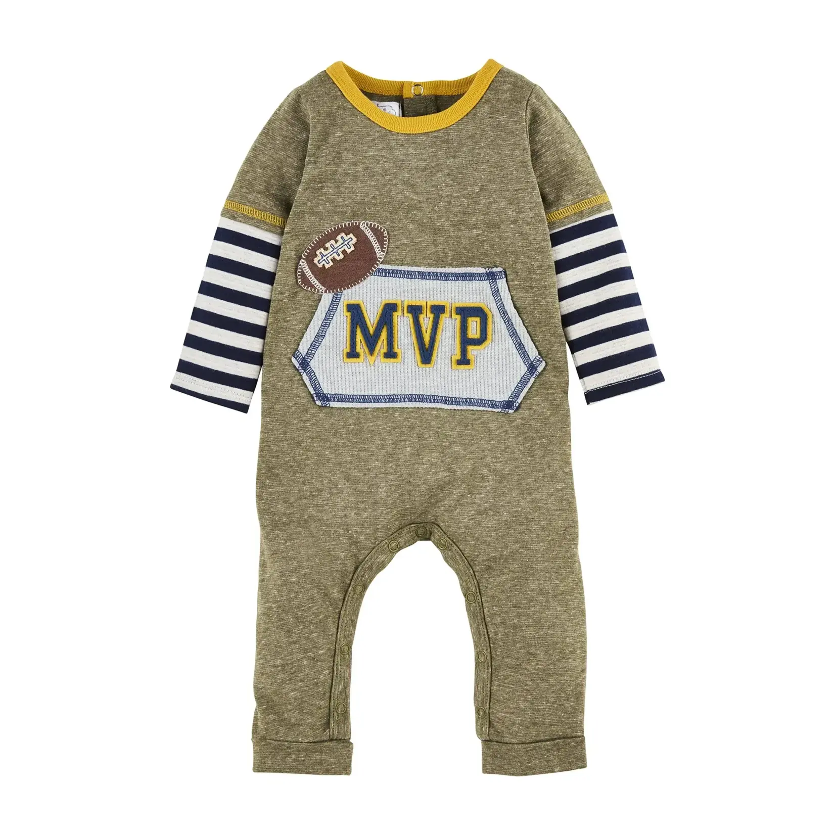 Mudpie Mudpie MVP Waffle Baby Bodysuit
