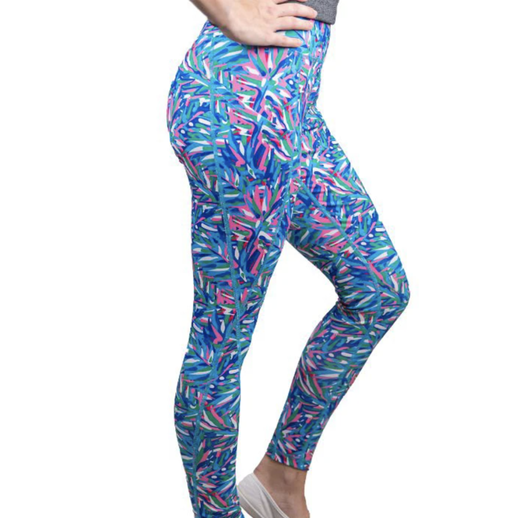 Simply Southern Simply Southern Sport Leggings Abstract Small