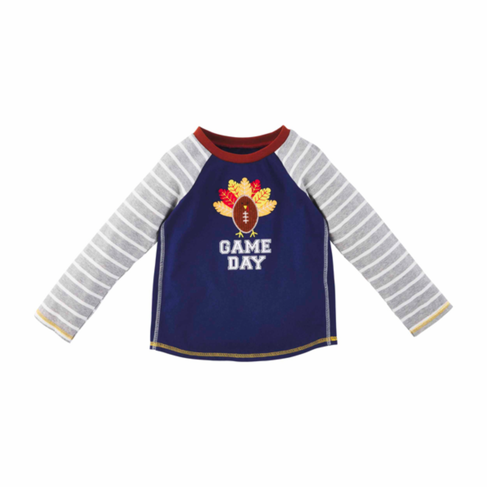Mudpie Mudpie Game Day Thanksgiving Tee 12-18M