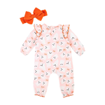 Mudpie Mudpie Ghost Pink Girl Bodysuit Set