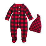 Mudpie Mudpie Buffalo Check Baby Sleeper