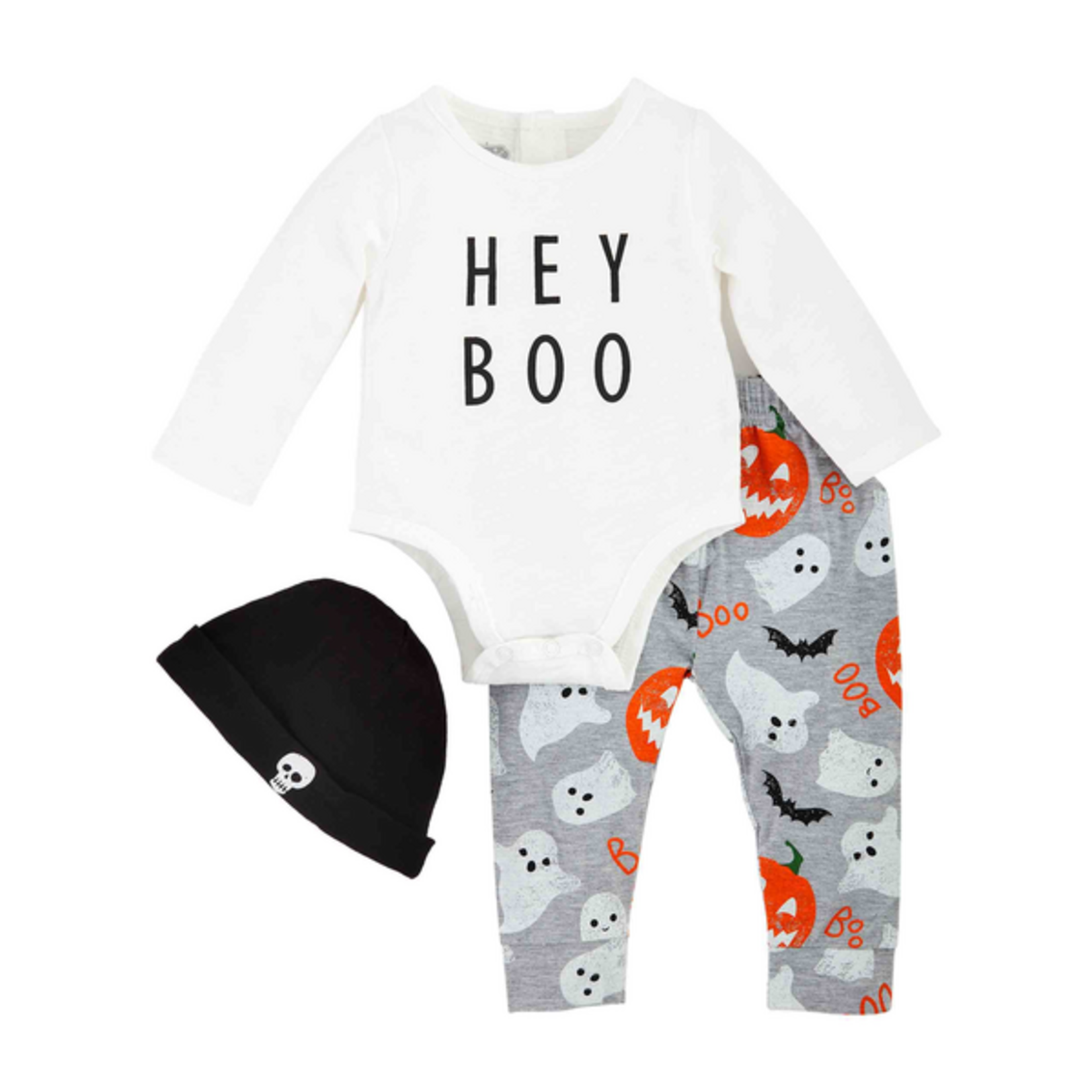 Mudpie Mudpie Hey Boo Crawler 3-6M