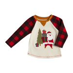 Mudpie Mudpie Santa Alpine Boy Tee 12-18M
