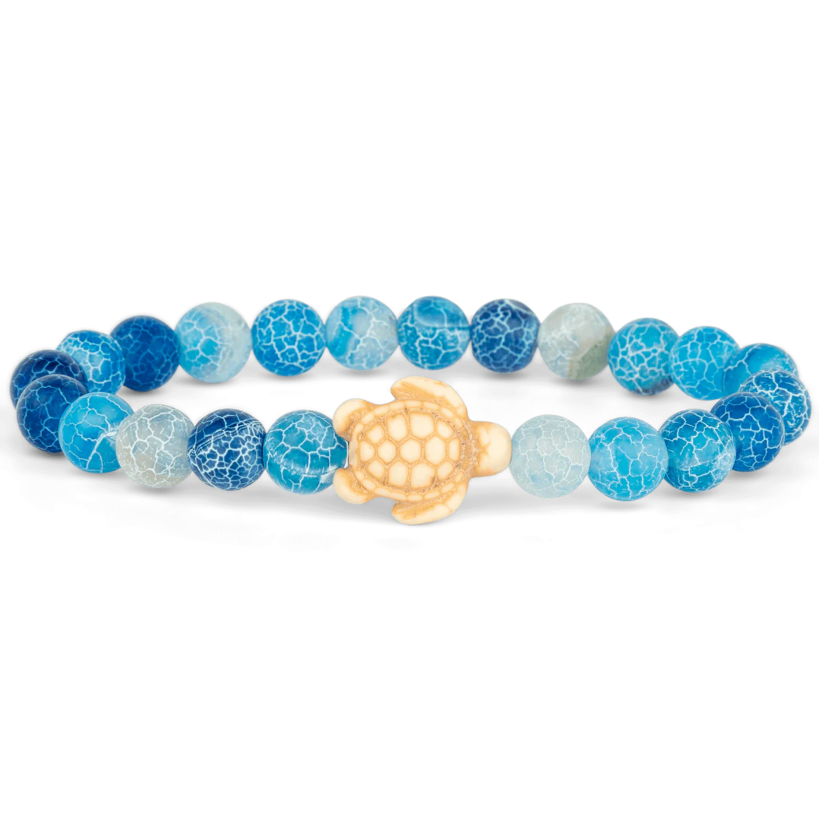 Fahlo Fahlo Journey Sea Turtle Bracelet Aqua Blue