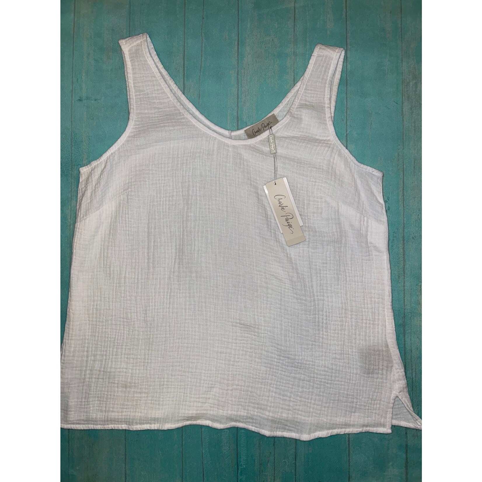 Charlie Paige Charlie Paige Waffle Sleeveless Top