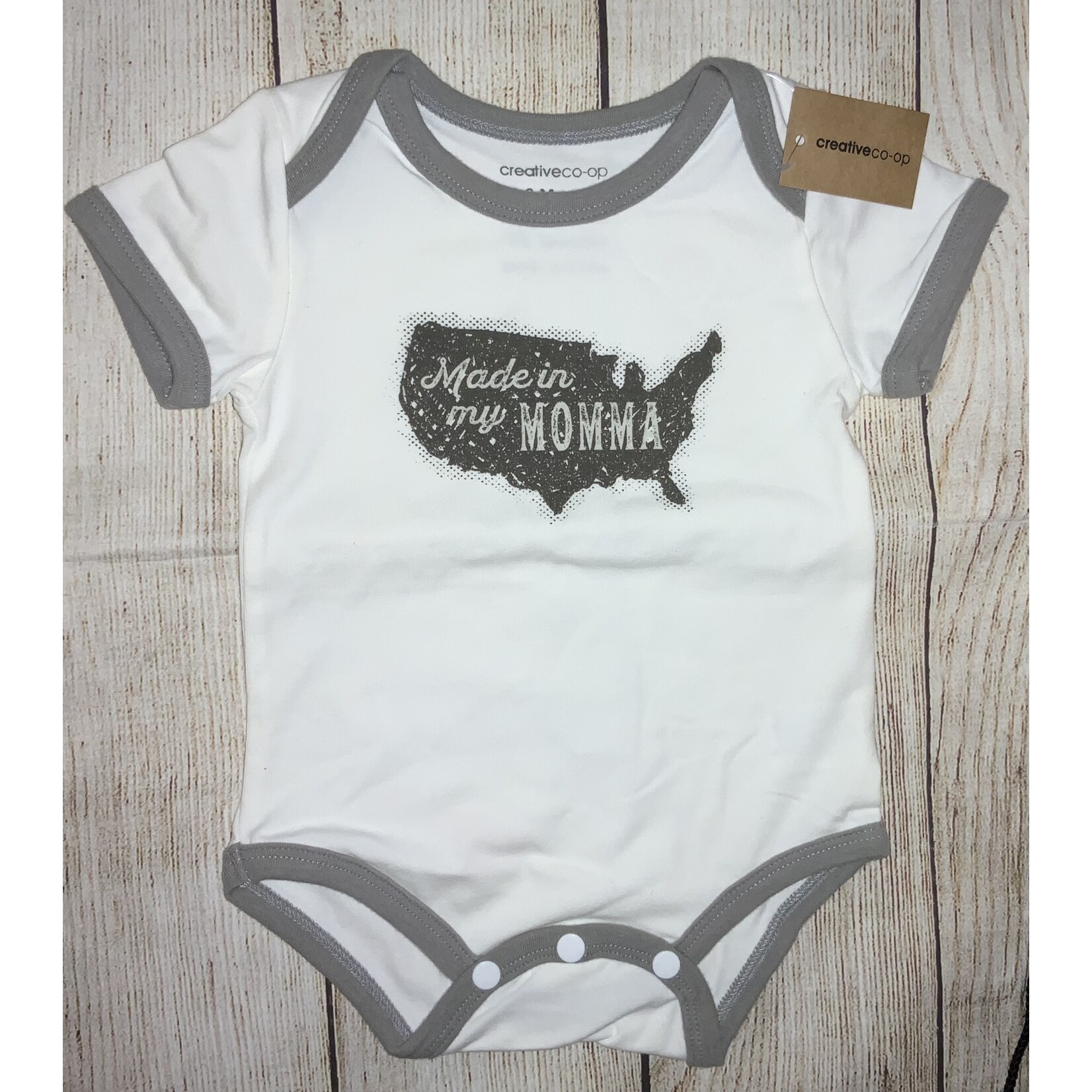 Creative Co-op Creative Co-op Onesie Made in My Momma
