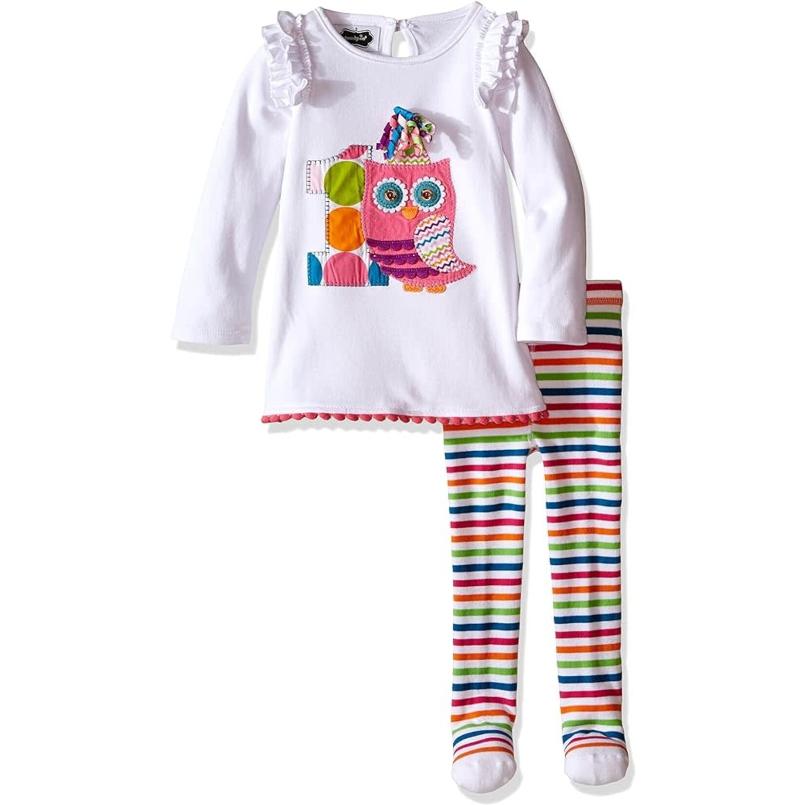 Mudpie Mudpie Birthday Pant Set I’m 1 12-18M