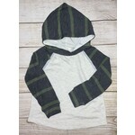 12PM Kid’s Striped Hoodie Green