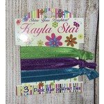 DM Merchandise Kayla Star 3 Pack Hair or Wrist Ties