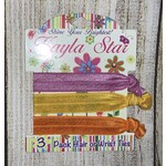DM Merchandise Kayla Star 3 Pack Hair or Wrist Ties