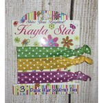 DM Merchandise Kayla Star 3 Pack Hair or Wrist Ties