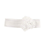 Mudpie Mudpie Ivory Chiffon Flower Headband