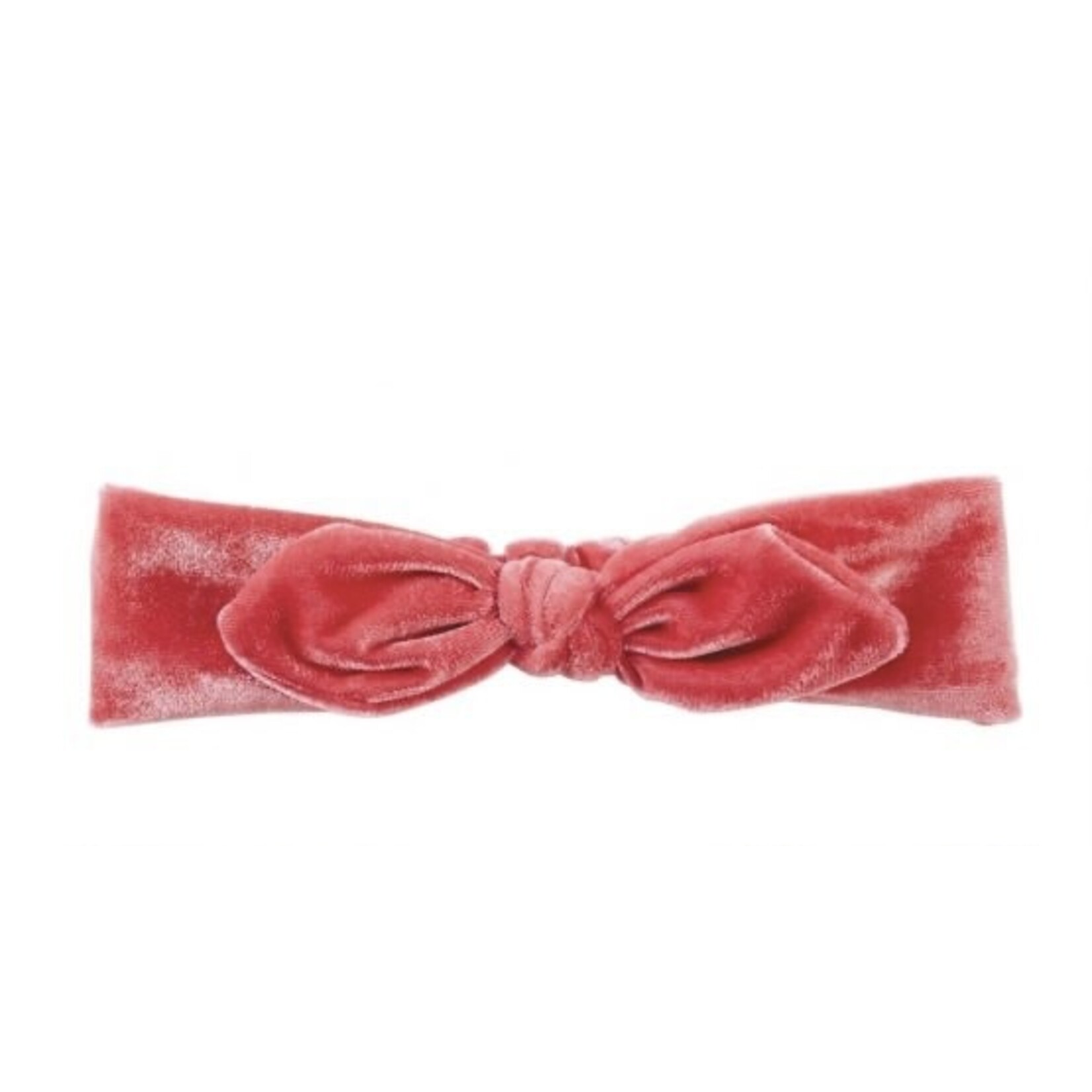 Mudpie Mudpie Bow Headband Hot Pink Velvet
