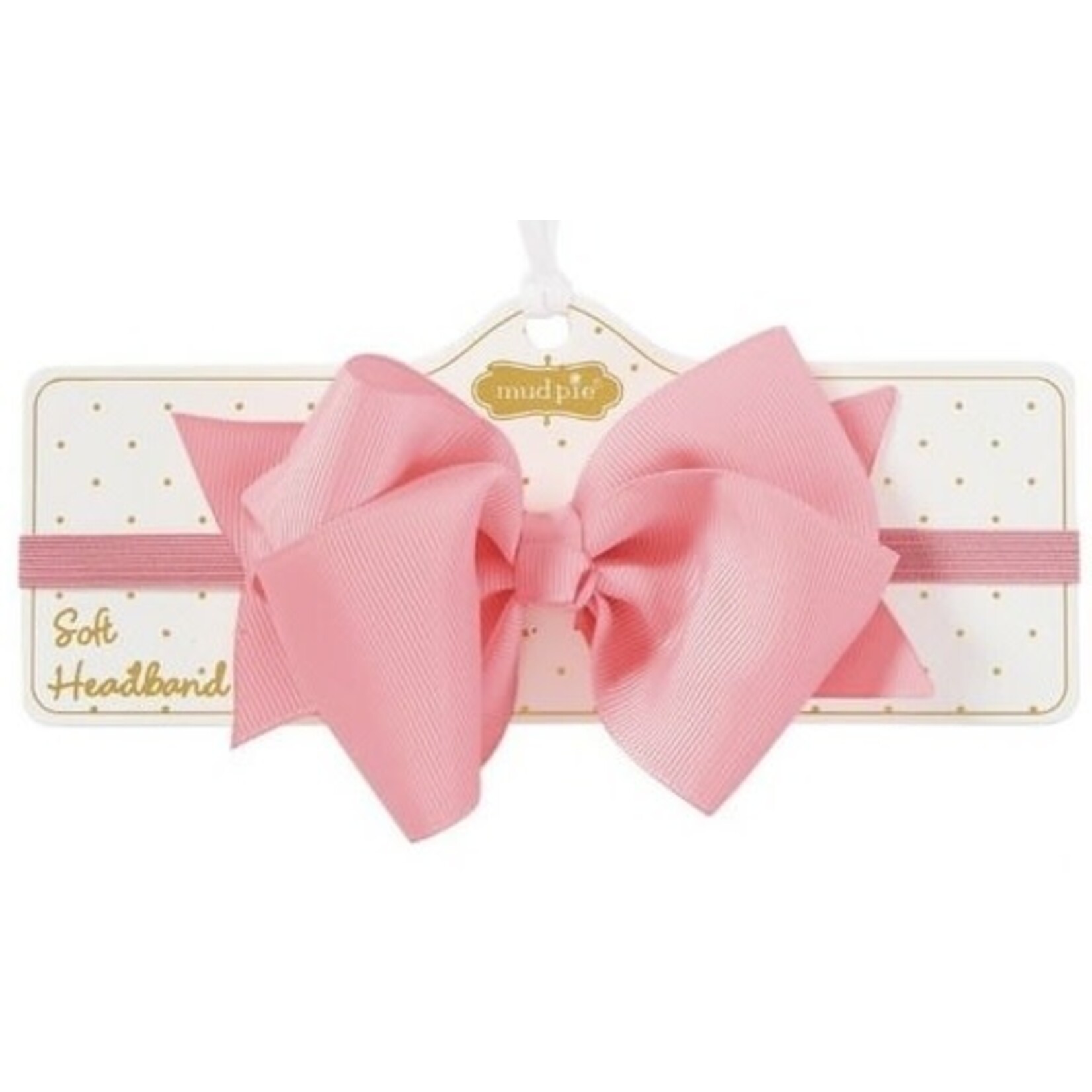 Mudpie Mudpie Soft Headband Pink Bow