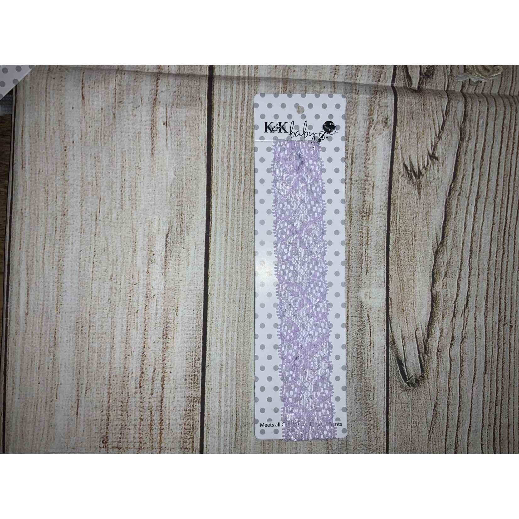 AGP K&K Baby Lace Headband Purple