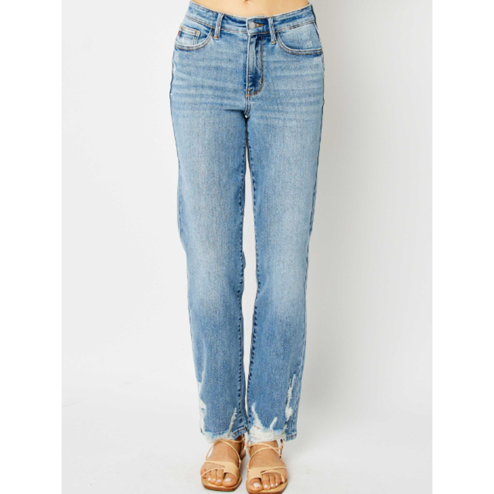 Judy Blue Judy Blue HW Straight w/Heavy Destroy 82470