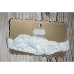 Mudpie Mudpie White Soft Bunny Ears Headband