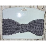 Stephan Baby Stephan Baby Grey Knit Headband 6-12M